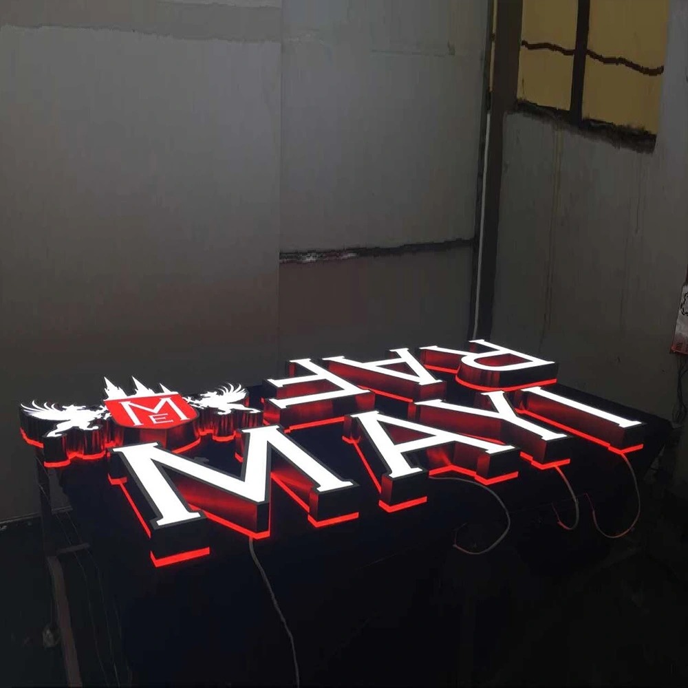 3D Advertising Electronic Resin Epoxy LED Channel Letter Sign for Logo Display